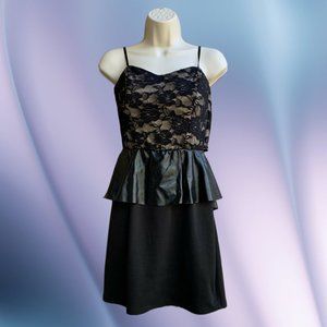 rub y rox Womens Spaghetti Straps Dress Black Size 11